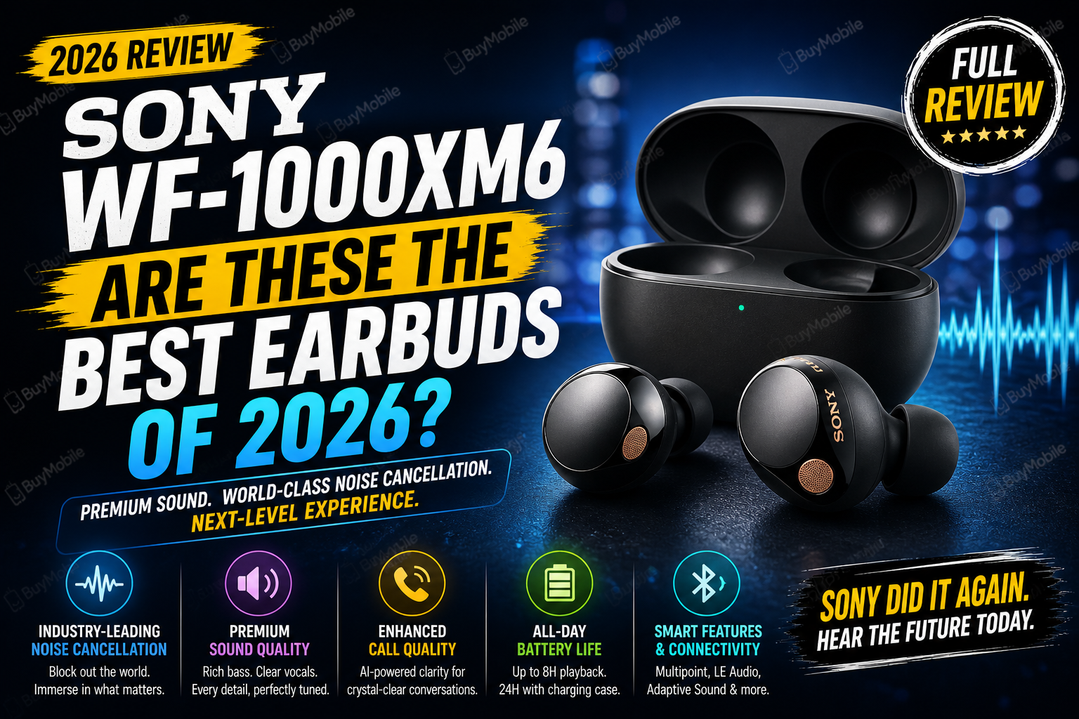 Are These the Best Earbuds of 2026? Sony WF-1000XM6 Full Review