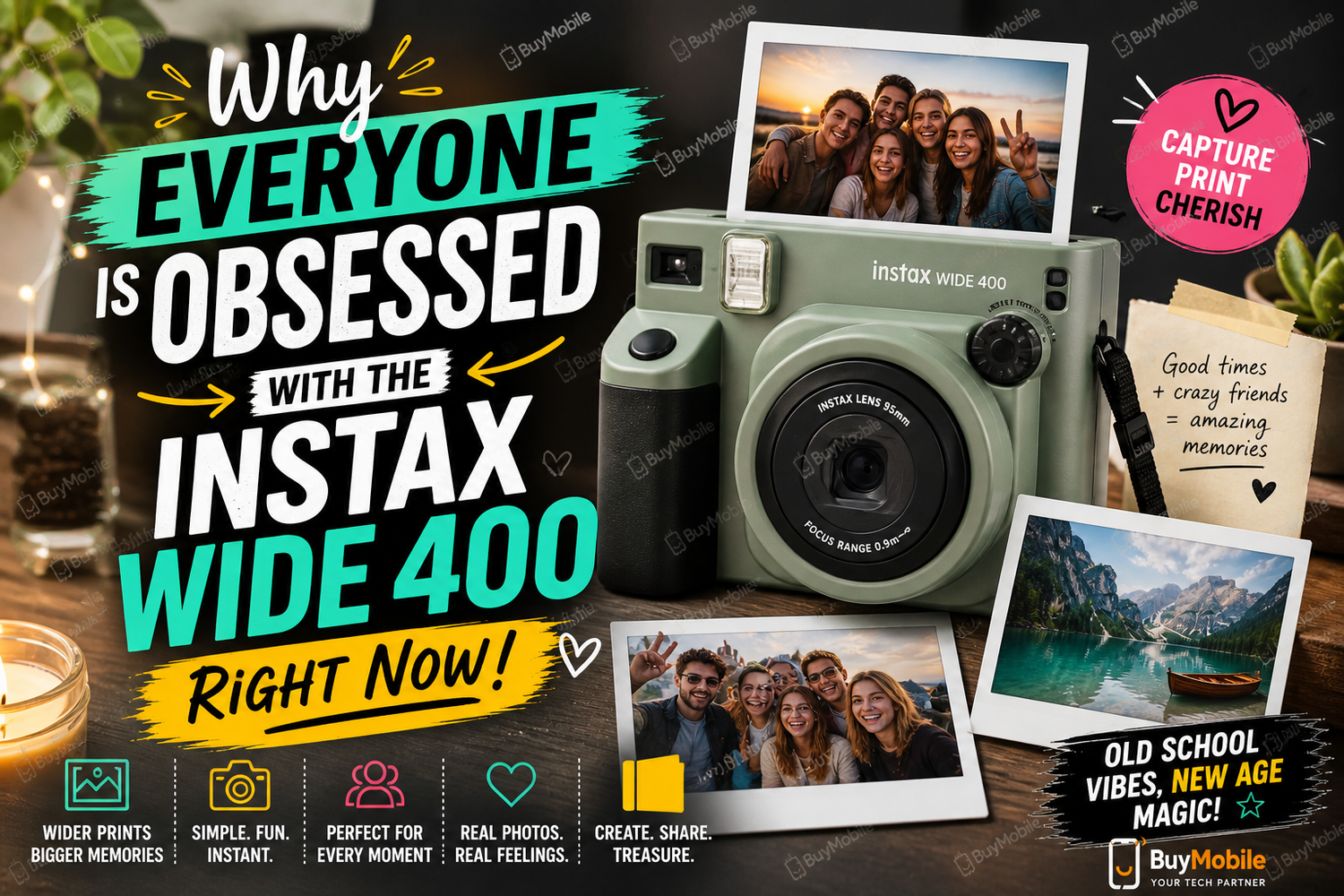 Why Everyone is Obsessed with the Instax Wide 400 Right Now