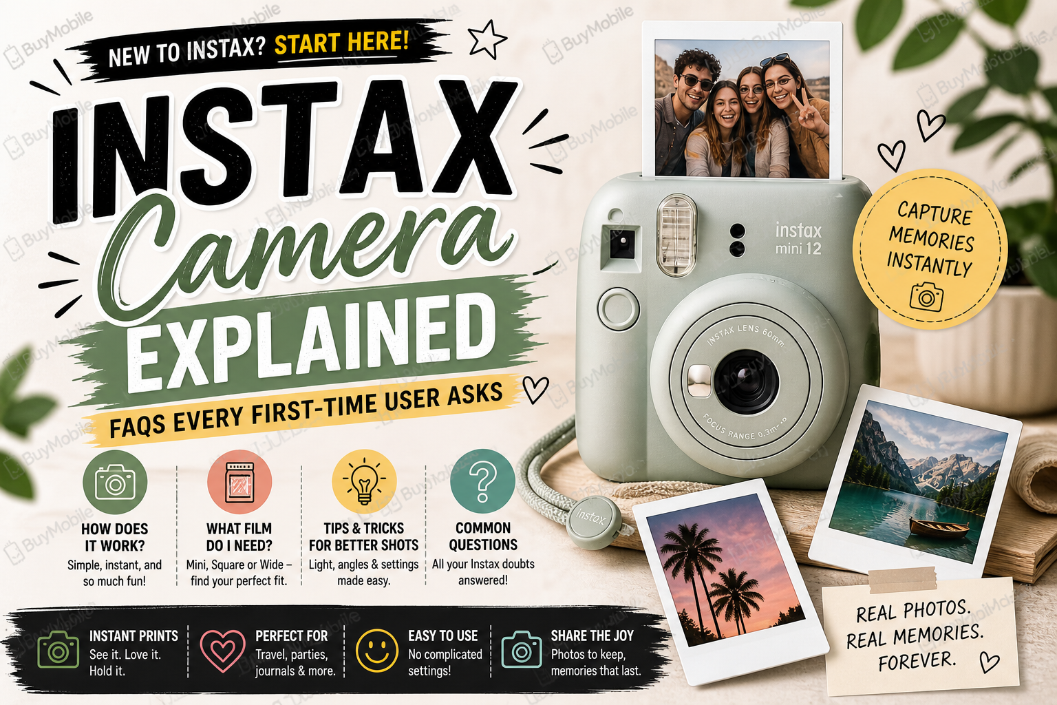 Instax Camera Explained: FAQs Every First-Time User Asks