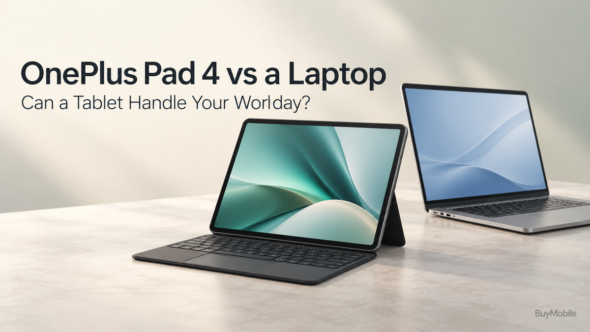 OnePlus Pad 4 vs a Laptop: Can a Tablet Handle Your Workday?