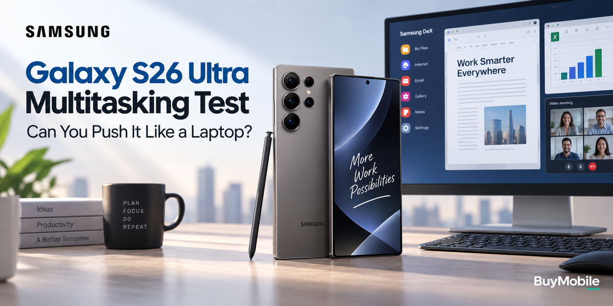 Samsung Galaxy S26 Ultra Multitasking Test: Can You Push It Like a Laptop?