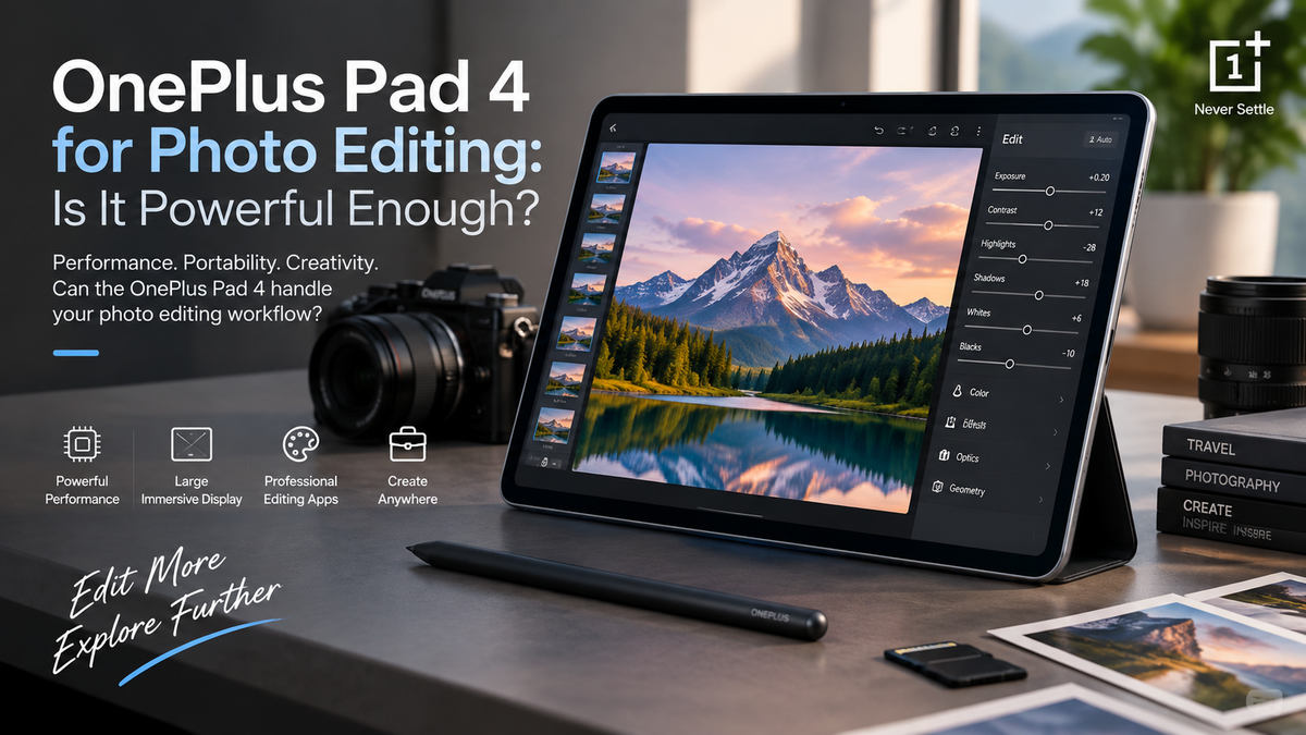 OnePlus Pad 4 for Photo Editing: Is It Powerful Enough?