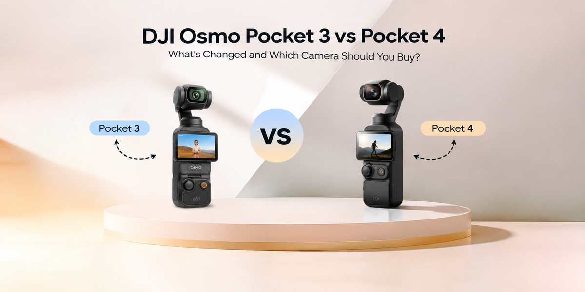 DJI Osmo Pocket 3 vs Pocket 4: What's Changed and Which Camera Should You Buy?