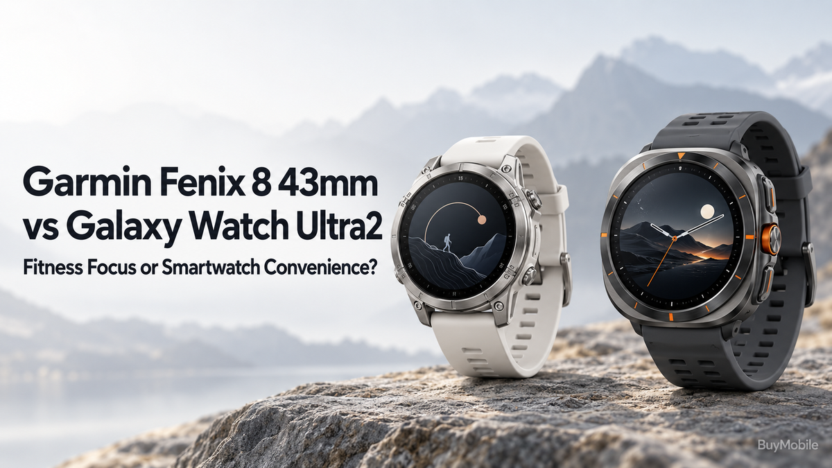 Garmin Fenix 8 43mm vs Galaxy Watch Ultra2: Fitness Focus or Smartwatch Convenience?
