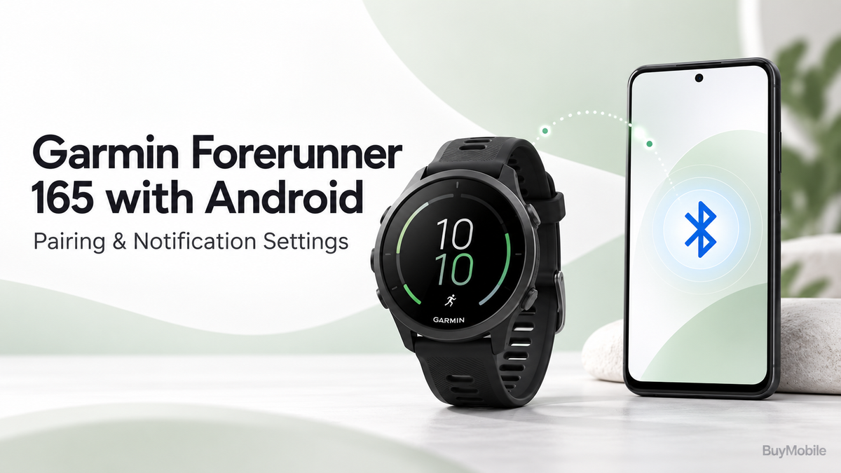 Using the Garmin Forerunner 165 with Android: Pairing and Notification Settings