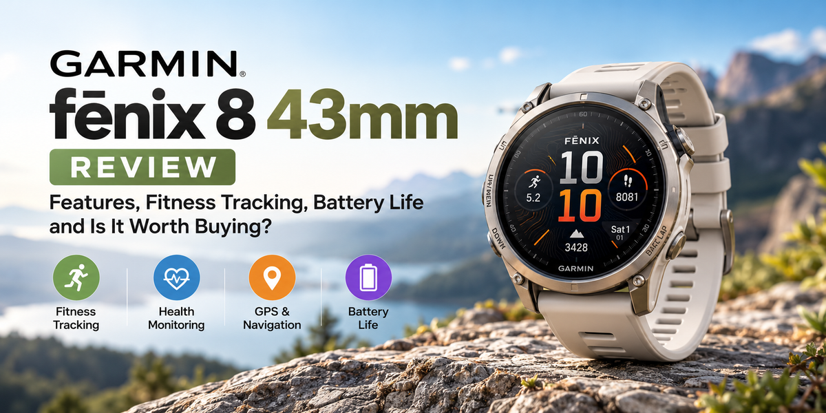 Garmin fēnix 8 43mm Review: Features, Fitness Tracking, Battery Life and Is It Worth Buying?