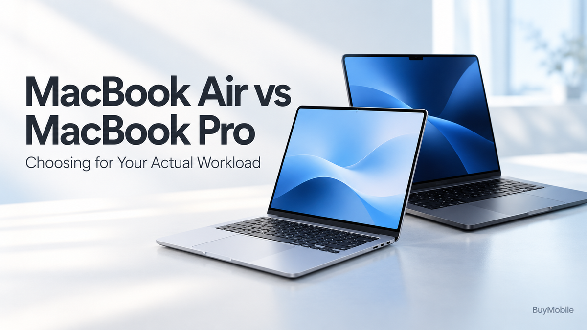 MacBook Air vs MacBook Pro: Choosing for Your Actual Workload
