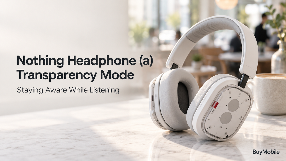 Nothing Headphone (a) Transparency Mode: Staying Aware While Listening