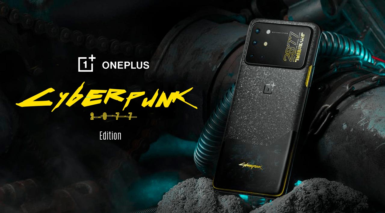 The stunning OnePlus 8T Cyberpunk 2077 Edition with a huge camera module
