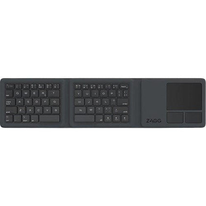 ZAGG Original Accessories Black ZAGG Universal Tri-Fold Bluetooth Keyboard with Trackpad