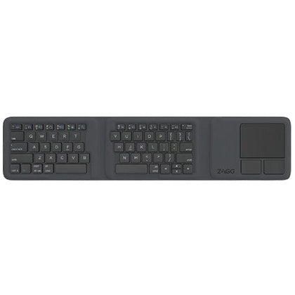 ZAGG Original Accessories Black ZAGG Universal Tri-Fold Bluetooth Full-Size Keyboard with Trackpad