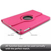 Techieexpert Generic Accessories 360 Rotating Leather Smart Case Cover For iPad 4 (2012) - Pink