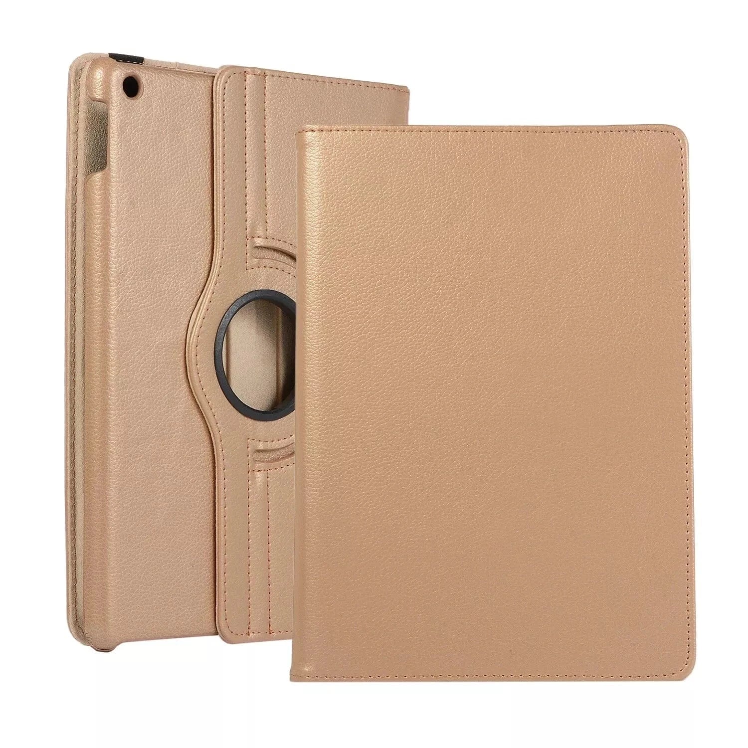 Techieexpert Generic Accessories 360 Rotating Leather Smart Case Cover For iPad 10th Gen 10.9" 2022 - Gold