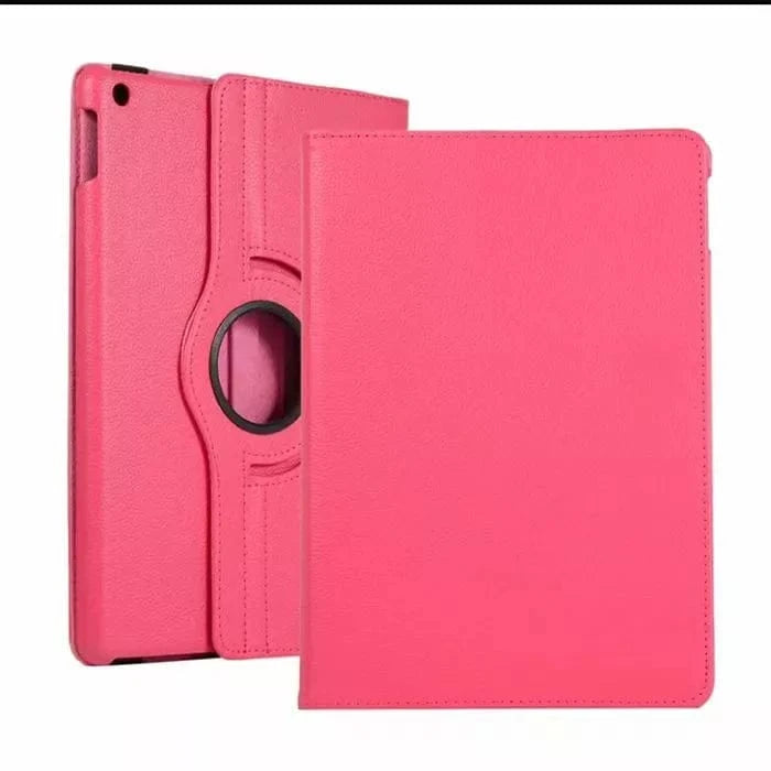 Techieexpert Generic Accessories 360 Rotating Leather Smart Case Cover For iPad Pro 12.9" 3rd Gen - Pink