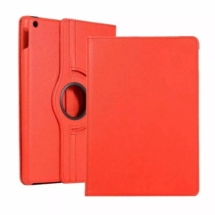 Techieexpert Generic Accessories 360 Rotating Leather Smart Case Cover For iPad 4 (2012) - Red