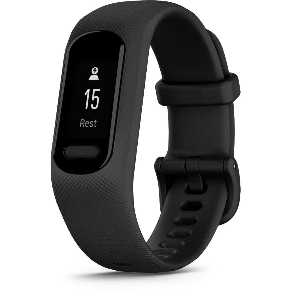 Garmin Vivosmart 5 (S/M) fitness tracker with health monitoring, activity tracking and a comfortable compact design.