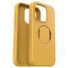 OtterBox Original Accessories Aspen Gleam 2.0 (Yellow) OtterBox OtterGrip Symmetry Series Case for iPhone 15 Pro with MagSafe
