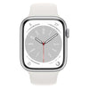 Apple Smart Watch White Apple Watch Series 8, GPS 45mm Silver Aluminium Case with Sport Band