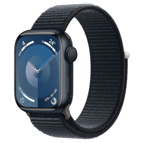 Apple Smart Watch Midnight Apple Watch Series 9, GPS + Cellular 41mm Midnight Aluminium Case with Sport Loop Opened Box