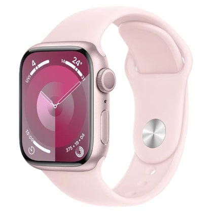 Apple Smart Watch Apple Watch Series 9 GPS + Cellular MRHY3ZP/A 41mm Pink Aluminium Case with Pink Sport Band S/M