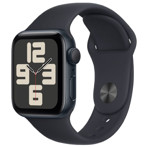 Apple Smart Watch Midnight Apple Watch SE 2022, MR9X3 GPS 40mm Midnight Aluminium Case with S/M Sport Band