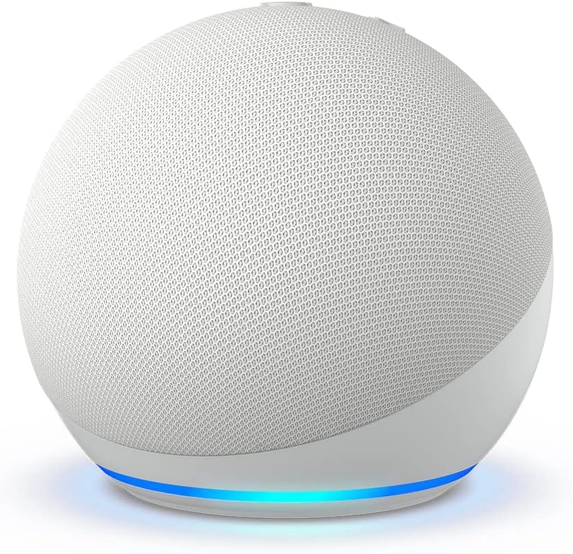 Amazon Compact Speaker Glacier White Amazon Echo Dot Smart Speaker with Alexa (5th Generation)
