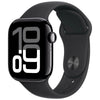 Apple Smart Watch Apple Watch Series 10 GPS MWWE3 42mm Jet Black Aluminium Case with Black Sport Band S/M