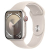 Apple Smart Watch Apple Watch Series 9 GPS + Cellular MRM93ZP/A 45mm Starlight Aluminium Case with Starlight Sport Band M/L