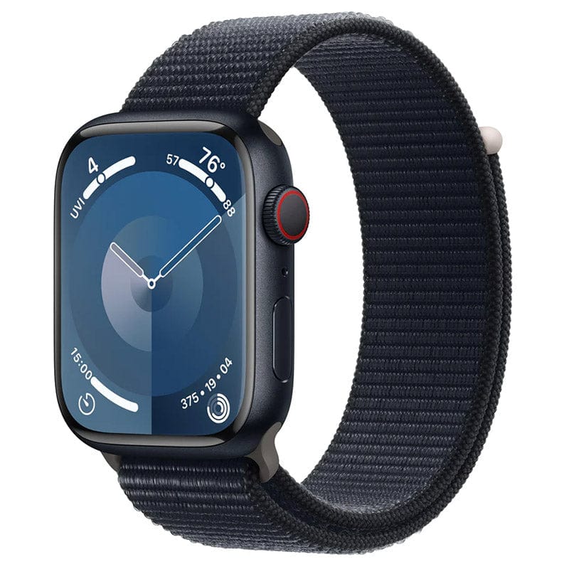 Apple Smart Watch Apple Watch Series 9 GPS + Cellular MRHU3ZP/A 41mm Midnight Aluminium Case with Midnight Sport Loop