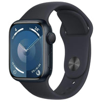Apple Smart Watch Apple Watch Series 9 GPS + Cellular MRHR3ZP/A 41mm Midnight Aluminium Case with Midnight Sport Band S/M