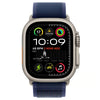 Apple Smart Watch Apple Watch Ultra 2 GPS + Cellular MX4J3ZP/A 49mm Natural Titanium Case Trail Loop Blue S/M (Open Box)