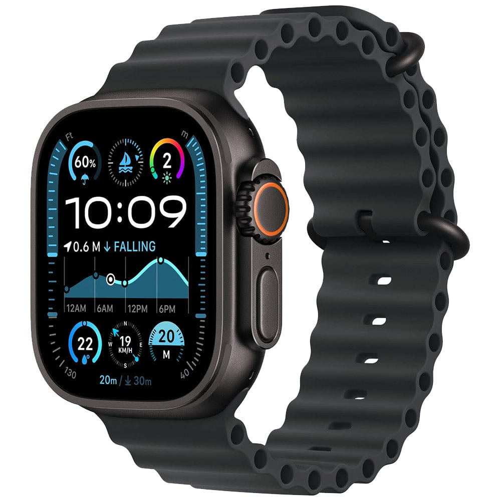 Apple Smart Watch Apple Watch Ultra 2 GPS + Cellular MX4P3ZP/A 49mm Black Titanium Case with Black Ocean Band (Open Box)