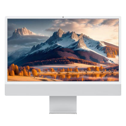 Apple Computer Silver Apple iMac 2021 (24-inch Retina 4.5K Display 8-core GPU M1 512GB)