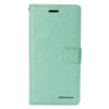 Blue Moon Generic Accessories Mint Blue Moon TPU Book Case for iPhone 15 Pro