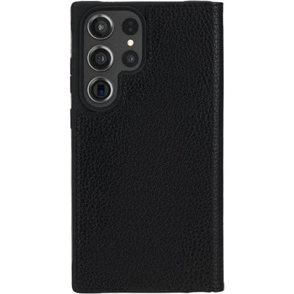 Case-Mate Original Accessories Black Case-Mate Wallet Folio Leather Case for Samsung Galaxy S23 Ultra