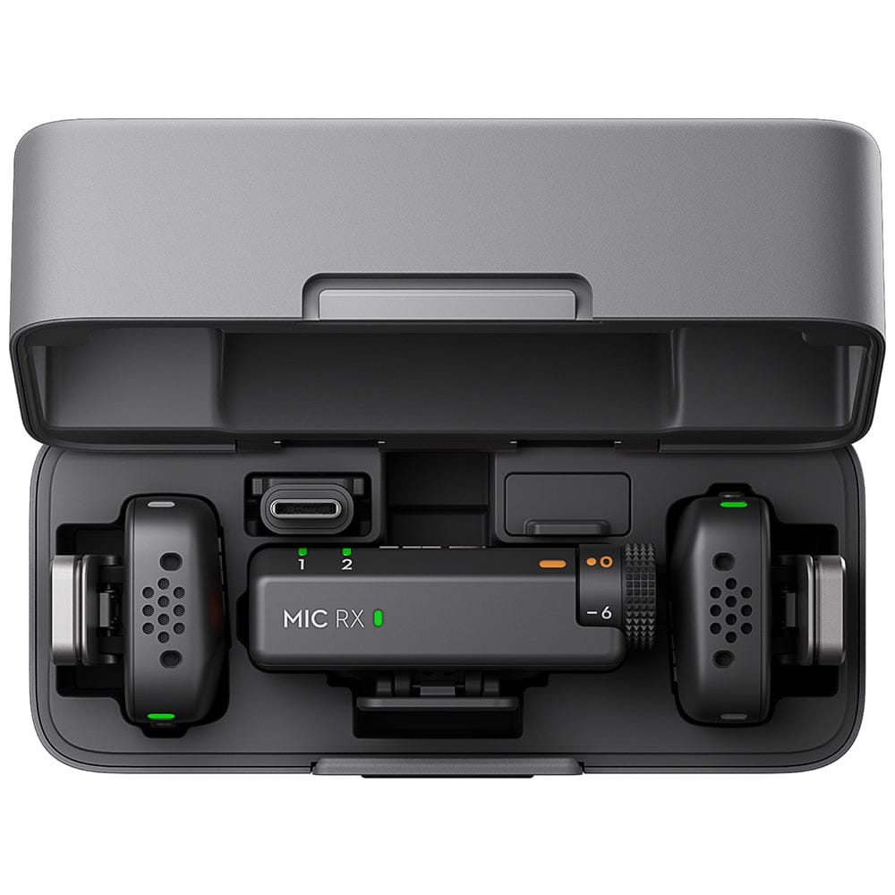 DJI Gadgets Black DJI Mic Mini (2 TX + 1 RX + Charging Case)