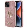 Guess Original Accessories Pink Guess Glitter Script Case for Apple iPhone 15