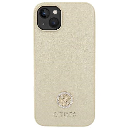 Guess Original Accessories Gold GUESS Diamond Smooth Case for iPhone 15