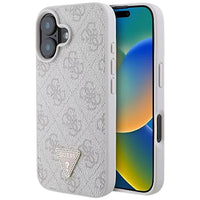 Guess 4G Diamond Edition Case for iPhone 16 Pink