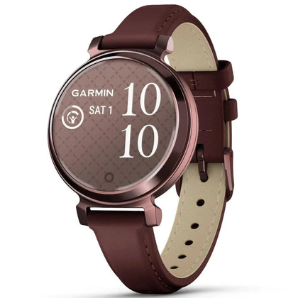 Garmin Smart Watch Garmin Lily 2 Classic Stylish Smartwatch Dark Bronze with Mulberry Leather Band