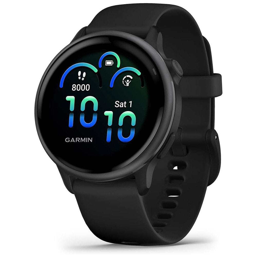 Garmin Smart Watch Slate with Black Band Garmin Vivoactive 6 (GPS Fitness Smartwatch)