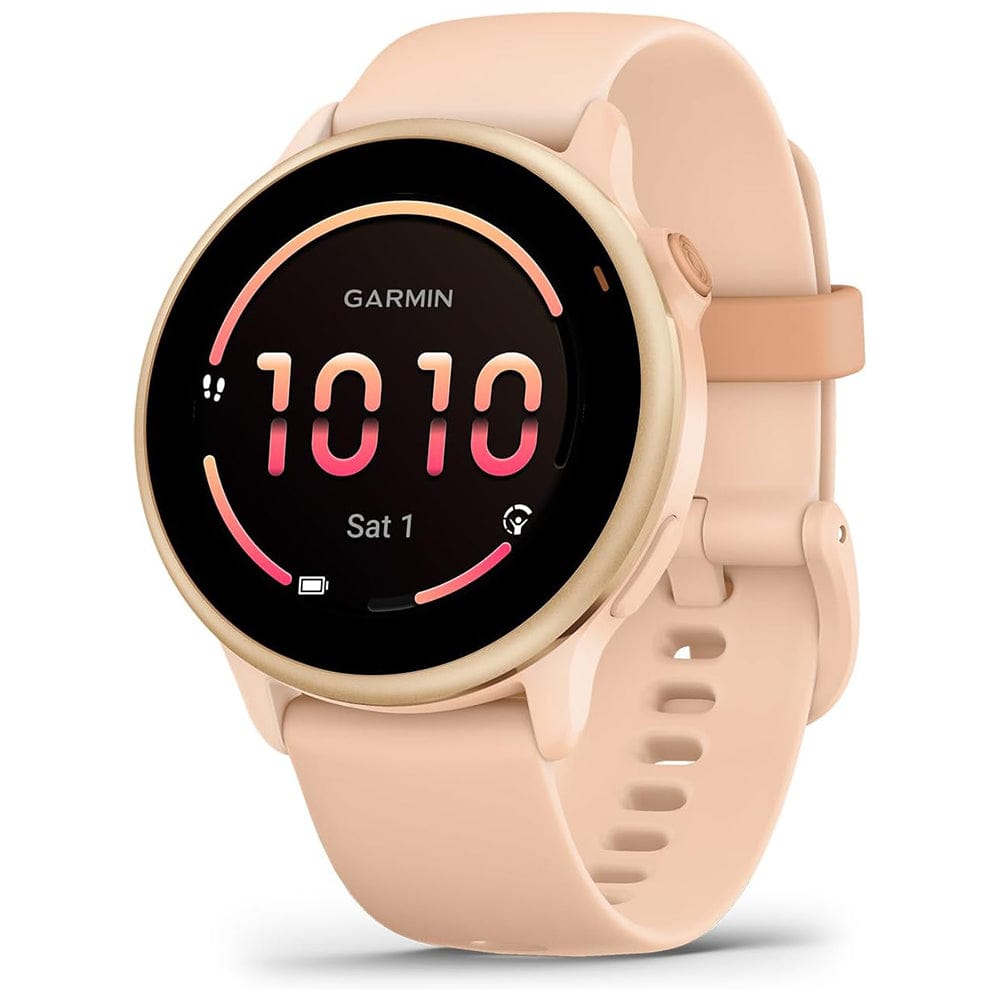 Garmin Smart Watch Metallic Pink Dawn with Pink Dawn Band Garmin Vivoactive 6 (GPS Fitness Smartwatch)