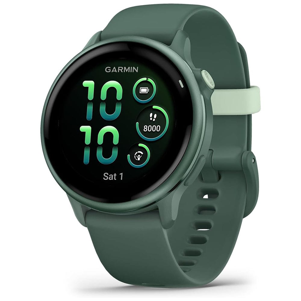 Garmin Smart Watch Metallic Jasper Green with Jasper Green Band Garmin Vivoactive 6 (GPS Fitness Smartwatch)