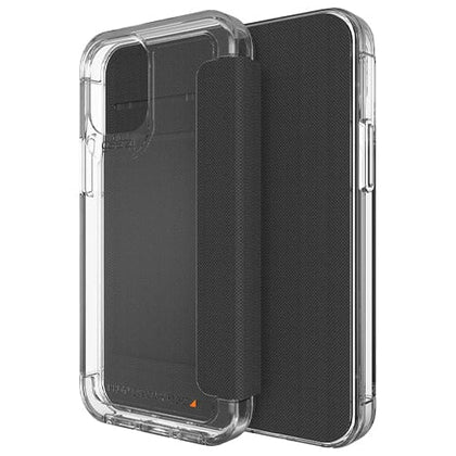 Gear4 Original Accessories Clear/Black Gear4 Wembley Flip Case for iPhone 12/12 Pro