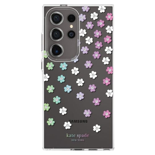 Kate Spade Original Accessories Scattered Flowers Kate Spade New York Protective Hardshell Case for Galaxy S24 Ultra