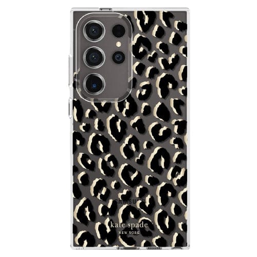 Kate Spade Original Accessories City Leopard Kate Spade New York Protective Hardshell Case for Galaxy S24 Ultra