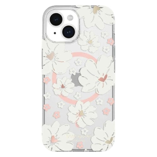 Kate Spade Original Accessories Classic Peony Kate Spade New York Protective Hardshell MagSafe Case for iPhone 15