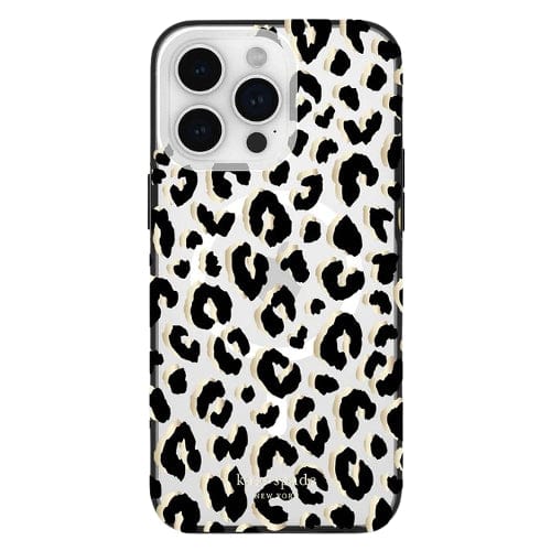 Kate Spade Original Accessories City Leopard Kate Spade New York Protective Hardshell MagSafe Case for iPhone 15 Pro Max