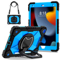 Techieexpert Generic Accessories For iPad 10th Gen 10.9" 2022 Case Kids Heavy Duty Shockproof Cover - Blue - Black