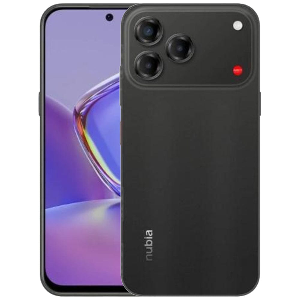 Nubia Mobile Midnight Black Nubia Blade V80 Design (Dual SIM 8GB RAM 256GB 4G)